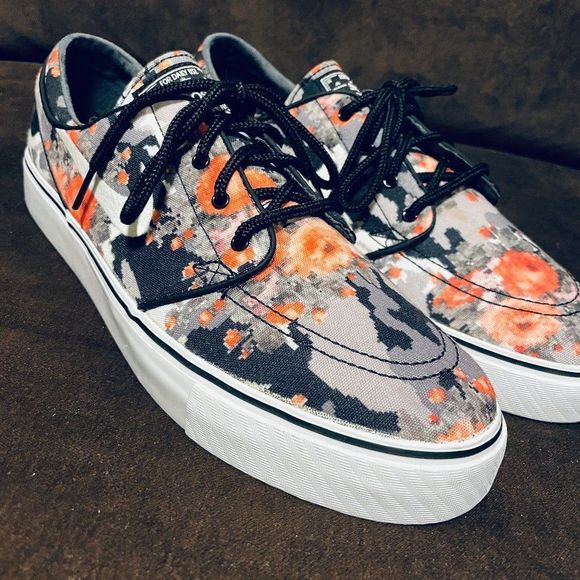 Nike Other - Nike SB Stefan Janoski Digi Floral Pack 9.5 US 43 EUR Grey Black Coral Orange